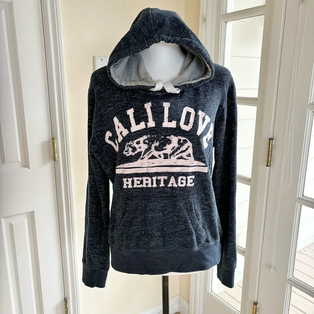 Cali Lover Hoodie - Navy Blue Medium - Picture 2 of 5